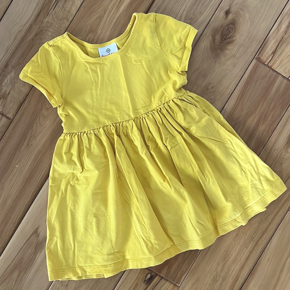Hanna Andersson - 100/4T - Yellow Basics Dress/Tunic